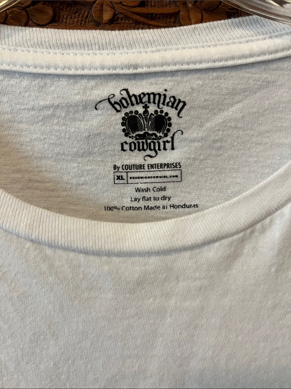 Marfa Texas Graphic Tee - White with Pink Print - Picture 2 of 3
